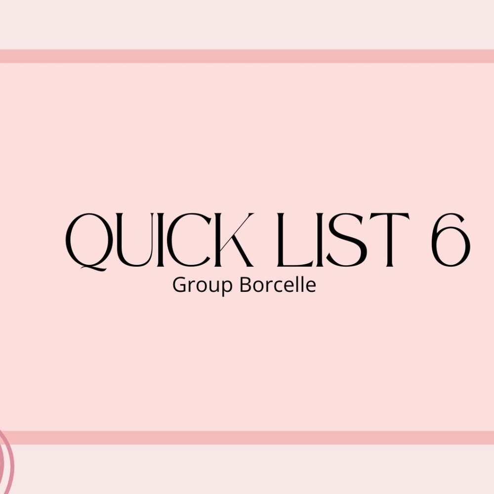 Quick List #6